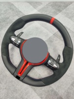 Volant en cuir noir au prix d'usine, compatible avec BMW F30 F10 E90