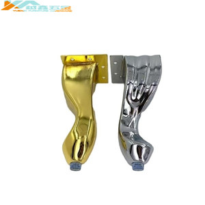 Nordic Italian Style Sofa <b>Legs</b> Metal 14Cm High Furniture <b>Support</b> For Coffee Table Bedside Cabinet <b>Bed</b> - Product Image 4