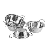 Panier de vidange compact en acier inoxydable écologique avec design stable, compatible lave-vaisselle et four, pour usage domestique et professionnel
