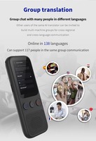 S80 Portable Smart Translation Device with 138 Languages Online Speech Translator Offline Automatic Voice Translator Machine