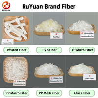 Additifs en fibres de polypropylène, fibres de polypropylène courtes de 12 mm, fibres d'acier d'imitation en polypropylène de Chine pour l'habillage des bâtiments
