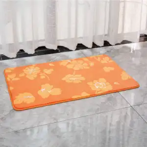 Karpet mandi Microfiber, karpet mandi kamar mandi bisa dicuci Anti Slip lembut