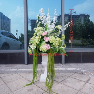 DKB Bola de Flores Artificiales para Centro de Mesa de Boda, Rosa de Seda Hecha a Mano, Realista, Tamaño Personalizable, Ecológica - Product Image 2
