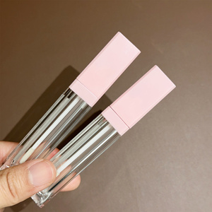 Moda 8,5 ML LED Color de labios vacío tubo de lápiz labial rosa contenedor de esmalte de labios tubos de brillo de labios con espejo embalaje cosmético - Product Image 6