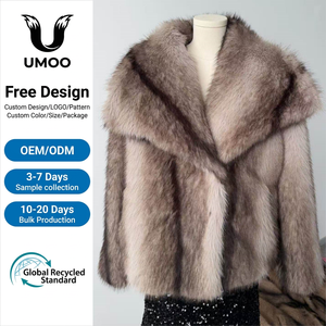 <span class=keywords><strong>Cappotto</strong></span> di Lusso in Finta <span class=keywords><strong>Pelliccia</strong></span> di Volpe Ecologica per <span class=keywords><strong>Donna</strong></span>, Lunghezza Regolare, Spesso e Caldo, <span class=keywords><strong>con</strong></span> Colletto Rovesciato e Tasche - Product Image 1