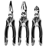Pince combinée multifonctionnelle en acier Cr-V de qualité industrielle, à double levier, outil d'électricien pour un travail plus facile