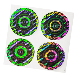 थोक रजत होलोग्राफिक 3D चित्र इलेक्ट्रॉनिक स्मार्ट घड़ी सूरज ग्लास मोबाइल फोन ऑटो बैंक जालसाजी लेबल स्टीकर - Product Image 1