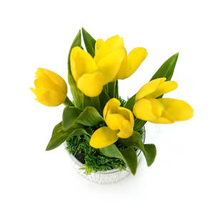 <span class=keywords><strong>Prix</strong></span> de gros, petite tulipe artificielle chic dans un <span class=keywords><strong>pot</strong></span> <span class=keywords><strong>en</strong></span> céramique, fleurs artificielles, tulipe pour une décoration de bureau mignonne - Product Image 4