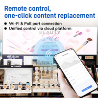 MinewTag Pantalla LCD Publicitaria Personalizable de 43.8 Pulgadas con Clasificación IP65 para Borde de Estante, Señalización Digital para Supermercados