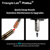 Trianglelab & Phaetus pour QIDI Q2 avec mise à niveau de la buse EndCoat, nouveau hotend Conch compatible avec les pièces d'imprimante 3D QIDI TECH Q2