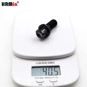 HRMin Factory Gr.5 Titanium 10.9 Grade Boulon de verrouillage de siège à billes Boulon en titane Boulon de moyeu de roue <span class=keywords><strong>antivol</strong></span> M14 * 1.5*28mm pour voiture de course - Product Image 6
