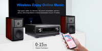ODM/OEM imalatı büyük performans ev sineması AV alıcı 4k ses amplifikatörü 7.1.2 av alıcı