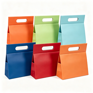 Boxes With Handle Rectangle Gift Self Erecting Boxes With Handle Rectangle Gift Craft Storage Containers with magnetic closure - Product Image 2