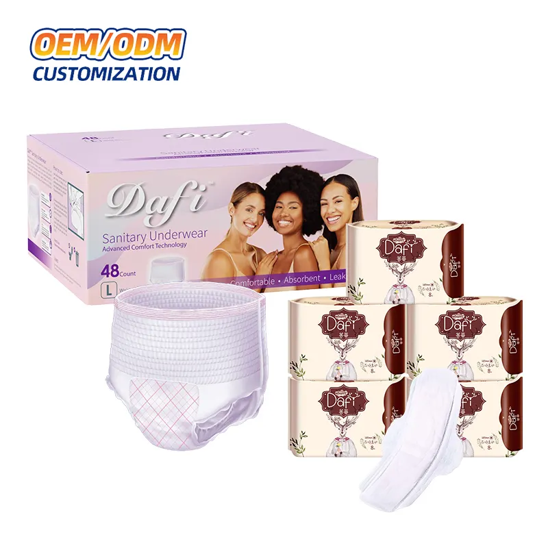 Adult Disposable Period Incontinence Postpartum Underwear High Absorbency Sanitary Menstrual Pants