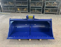 Godet de terrassement en acier de haute qualité de 1500 mm et 5 tonnes pour 305/Kubota U55/Yanmar Vio55/E55/Nettoyage de fossés