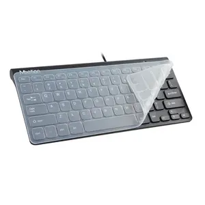 Meetion MT-K400 Membrane étanche filaire Ultra-mince 78 touches Style professionnel pour clavier d'ordinateur portable et de bureau