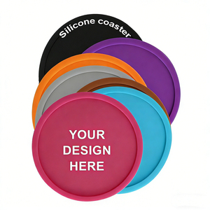 Factory Custom Personalized Round Shape Rubber <b>Coasters</b> Soft Pvc Cup <b>Drink</b> Silicone Bar <b>Coaster</b> With Your Logo Design - Product Image 6