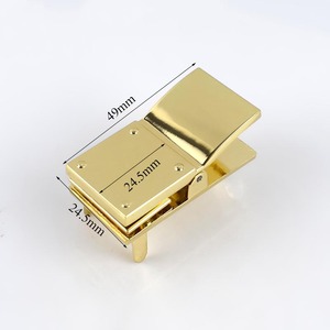 Deepeel กระเป๋าเก็บอุปกรณ์เสริม BF136,กระเป๋าถือร่องล็อคหัวเข็มขัดตะขอล็อคปิดกระเป๋าคลิปล็อค - Product Image 2