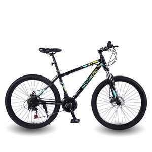 Bicicleta de Montaña de 26 Pulgadas y 21 Velocidades con Frenos de Disco de Acero al Carbono, Bicicleta Deportiva para Hombre con Suspensión Completa y Pedales - Product Image 3