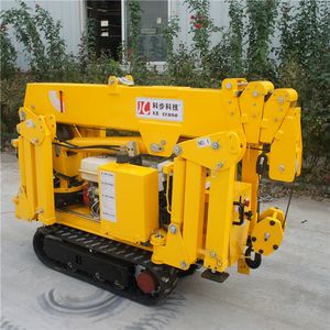 รถเครนตีนตะขาบขนาดเล็ก MDT S-107 3 ตัน ขับเคลื่อนด้วยไฟฟ้า/ดีเซล เครื่องยนต์ยันม่าร์ ควบคุมระยะไกล ยกสูงได้ 20 เมตร สำหรับงานเหมือง - Product Image 4