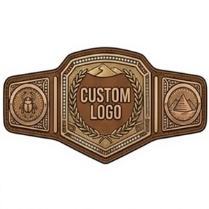 Cinturón de Campeonato Personalizado, Título de Gran Premio, Peso Pesado, Lucha Libre, MMA, Boxeo, Premio Deportivo, Grabado en Metal, Cuero Genuino - Product Image 1