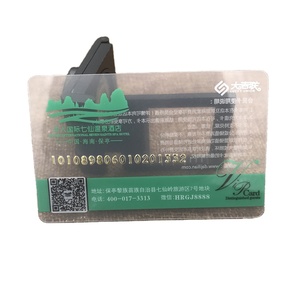 Tarjeta de visita transparente de PVC de calidad superior Impresión offset personalizada Diseño impreso VIP a precio de fabricante - Product Image 1