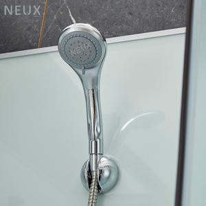 Marco de aluminio 4mm Puerta corredera de vidrio templado Hidromasaje Baño Ducha Cabina de Ducha - Product Image 5