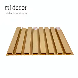 High Quality Outdoor Wall Panel Modern Siding PVC Wood Plastic Composite Exterior Wall Cladding