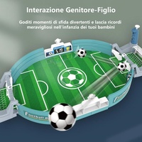 Table de football miniature interactive pour enfants, jeu de société parent-enfant, interaction sociale multi-joueurs, compétition amusante à deux joueurs, en plastique