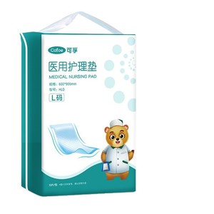 แผ่นรองซับทางการแพทย์ Cofoe ขนาด 600x900 มม. ไซส์ L สำหรับผู้ใหญ่ ผู้สูงอายุ ดูแลผู้มีภาวะกลั้นปัสสาวะไม่อยู่ - Product Image 1