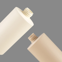 300ml 500ml Bouteille de shampooing en plastique HDPE doux au toucher mat avec bouchon rabattable Bouteilles de lavage de lotion pour le corps fantaisie avec bouchon à vis