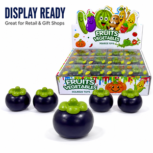 MXL Juguete Sensorial Blandito con Forma de Fruta de Mangostán Relleno de Vaselina, Juguete Antiestrés para Niños de 5 a 7 Años - Product Image 5