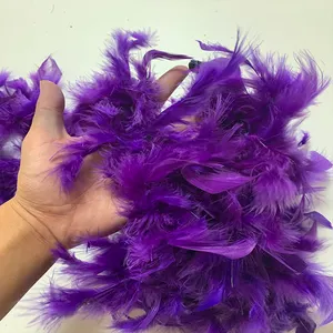 Nuevo estilo teñido colorido de moda hermosa Turquía Boa de plumas fiesta boa de plumas