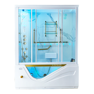 Duchas <span class=keywords><strong>de</strong></span> lujo <span class=keywords><strong>con</strong></span> accesorios dorados Baño <span class=keywords><strong>de</strong></span> <span class=keywords><strong>vapor</strong></span> Cabina <span class=keywords><strong>de</strong></span> <span class=keywords><strong>hidromasaje</strong></span> Saunas húmedas Sala <span class=keywords><strong>de</strong></span> <span class=keywords><strong>vapor</strong></span> Cabine <span class=keywords><strong>De</strong></span> Douche - Product Image 2