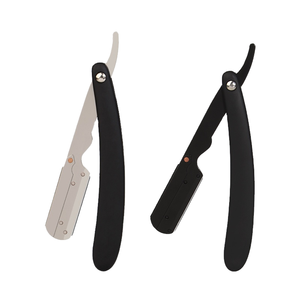 Rasoir à double tranchant en acier inoxydable Old Beard avec manche pliable pour usage corporel - Product Image 1