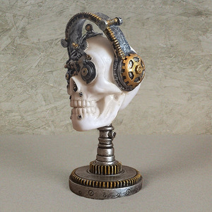 New Arrival resin thưởng thức âm nhạc Skull hình trang trí cho trong nhà - Product Image 5