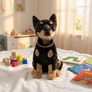 Peluche Personalizado <span class=keywords><strong>de</strong></span> <span class=keywords><strong>Doberman</strong></span> Pinscher, Juguete <span class=keywords><strong>de</strong></span> Peluche Realista y Suave, Cachorro para Amantes <span class=keywords><strong>de</strong></span> los Perros, Regalo, Decoración <span class=keywords><strong>de</strong></span> Habitación, Proveedor <span class=keywords><strong>de</strong></span> Fábrica, OEM, ODM - Product Image 1