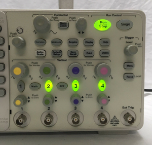 Oscilloscope Agilent DSO1024A 200 MHz 4 canaux - Product Image 2