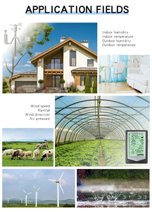 Thermomètre numérique coloré à usage domestique pour <span class=keywords><strong>Station</strong></span> météo extérieure Instruments de température Moniteur d'humidité Hygromètre - Product Image 6