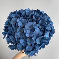 Bunga Abadi Warna Musim Gugur Hydrangea Yunnan Daun Besar Awetan Batang Tunggal untuk Dekorasi Pernikahan