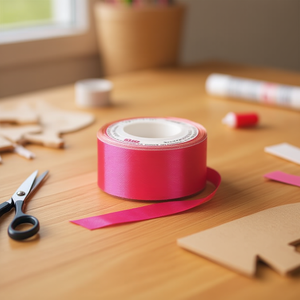 Nastro decorativo Iln 3,8 cm x 3,5 m rosa per artigianato e decorazioni - Product Image 3