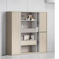 Armoire de bureau moderne et simple avec penderie rétractable, en MFC, matériau écologique, idéale pour le bureau