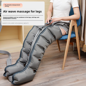 Masseur pour les jambes à domicile - Bottes à compression d'air, appareil de pressothérapie pour la relaxation musculaire et la promotion de la circulation sanguine - Product Image 3