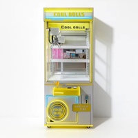 Terminal interactif commercial sans surveillance Ninix, thème jaune-argent, avec éclairage LED, en métal, pour équipement de divertissement en libre-service