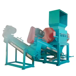 Multifunctional mineral water bottle plastic small toy thin material file processing crusher plastic crushing cleaning equipment