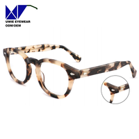 Monture de prescription ovale en acétate sur mesure OEM, taille 49-24-145, vision haute définition pour adultes unisexes, usine d'optique
