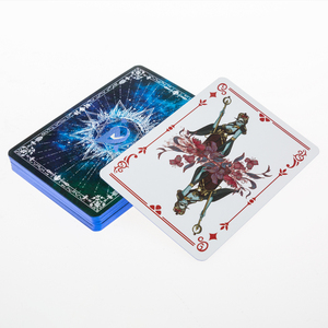 AYPC Bleu Or Estampage Bord Impression Espace Galaxie Retour Japon <span class=keywords><strong>Sexy</strong></span> Dessin Animé Fille Squelette Humain <span class=keywords><strong>Jeux</strong></span> Anime <span class=keywords><strong>Manga</strong></span> Poker Jeu de Cartes - Product Image 3