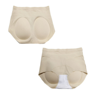 Al por mayor Bragas sin costuras con relleno para realce de glúteos, Ropa interior moldeadora de cadera y cuerpo, tipo boyshort para mujer