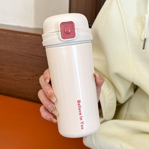 Insulated Water Bottle 316 Stainless Steel 6-12 Hours Thermal For Women Girls Portable Compact Cup - Product Image 1