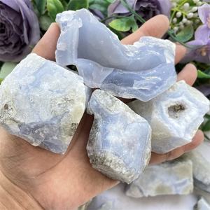 Natuurlijke Helende Ruwe Specimen Kristal Mineraal Ruwe Blauwe Kant Agaat Voor Decoratie - Product Image 6